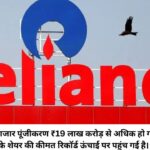 Reliance Share Price Hits Record High, Market Cap Crosses ₹19 Lakh Crore